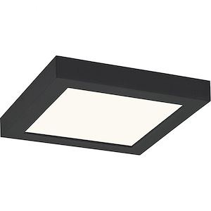Outskirts - 12W 1 LED Flush Mount in Transitional style - 7.5 Inches wide by 1 Inch high