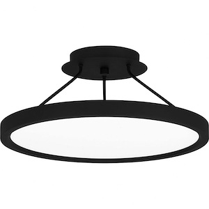 Outskirts - 30W LED Semi-Flush Mount In Contemporary Style-6.75 Inches Tall and 15 Inches Wide - 1118966