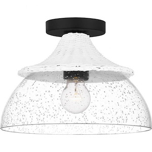 Otten - 1 Light Semi-Flush Mount In Transitional Style-14.5 Inches Tall and 12 Inches Wide