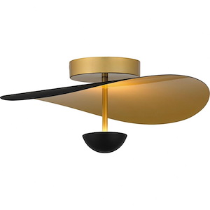 Azure - 12W LED Semi-Flush Mount-8.25 Inches Tall and 18.5 Inches Wide - 1340346