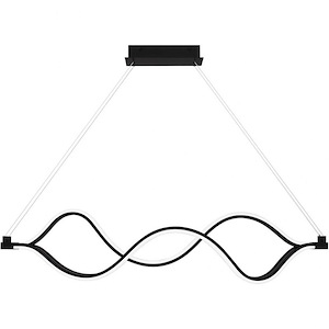 Bleecker - 42W LED Linear Chandelier In Contemporary Style-8.5 Inches Tall and 38.75 Inches Wide