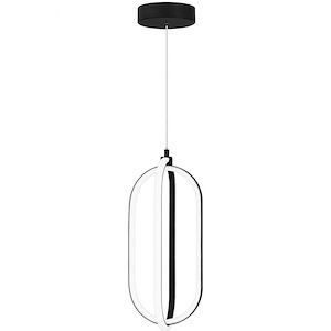 Calista - 26W LED Mini Pendant In Contemporary Style-17.75 Inches Tall and 7.75 Inches Wide