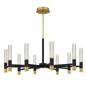 Davies - 35W 10 LED Chandelier-19.25 Inch Tall and 40 Inch Wide - 1394013