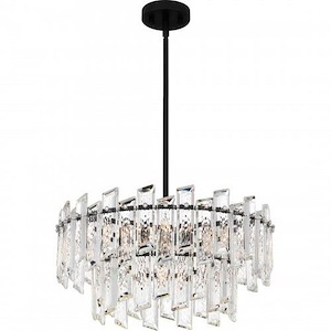 Dion - 6 Light Pendant In Traditional Style-10.25 Inches Tall and 19.75 Inches Wide