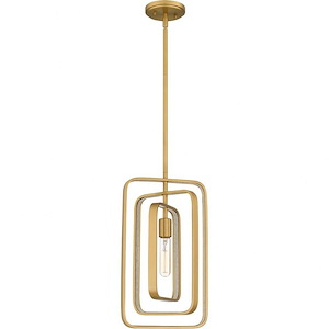 Dupree - 1 Light Mini Pendant In Contemporary Style-18 Inches Tall and 10 Inches Wide