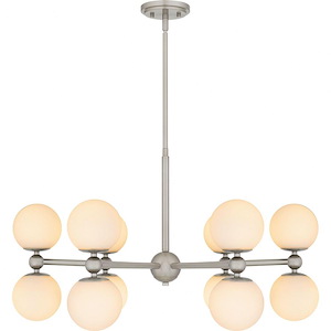 Elser - 12 Light Chandelier In Modern Style-18 Inches Tall and 31 Inches Wide