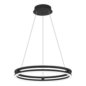 Graves - 40W 1 LED Pendant in Transitional style - 20 Inches wide by 2.25 Inches high - 1025717