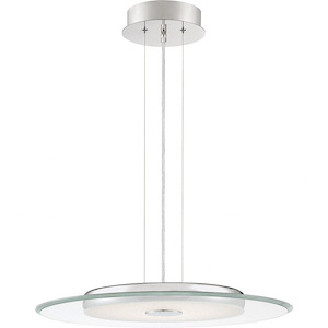 Platinum Collection Hover - 21.75 Inch 21W 1 LED Pendant