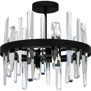 Regal - 8 Light Semi-Flush Mount In Contemporary Style-16.75 Inches Tall and 15.75 Inches Wide - 1325618