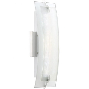 Platinum Collection Stream - 8W 1 LED Wall Sconce - 16 Inches high - 688235