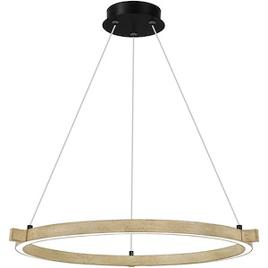 Soma - 23W LED Pendant In Contemporary Style-1.5 Inches Tall and 27.25 Inches Wide