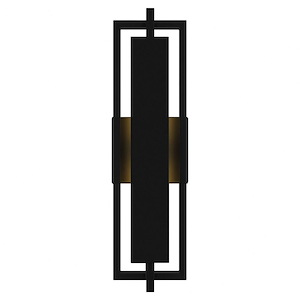 Pointsett - 1 LED Outdoor Wall Lantern In Modern Style-20.5 Inches Tall and 5.75 Inches Wide made with Coastal Armour