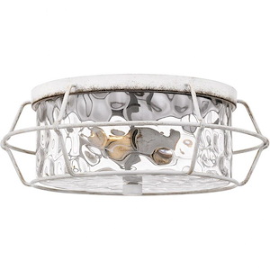 Farragut - 3 Light Flush Mount In Farmhouse Style-5 Inches Tall and 13.75 Inches Wide