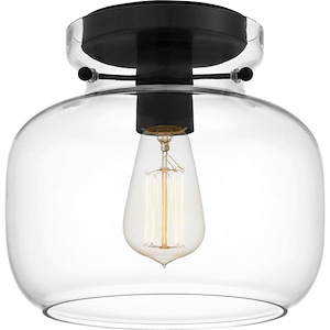 Lorah - 1 Light Flush Mount In Transitional Style-8.5 Inches Tall and 9 Inches Wide