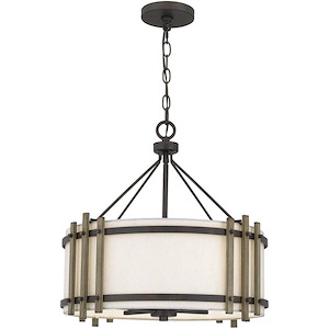 4 Light Pendant in Transitional style - 18 Inches wide by 24.75 Inches high - 1211446