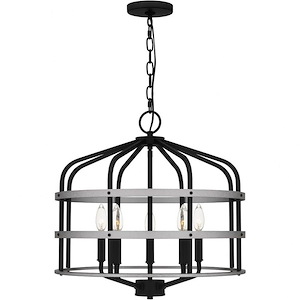 Avignon - 5 Light Pendant In Farmhouse Style-19.25 Inches Tall and 20 Inches Wide