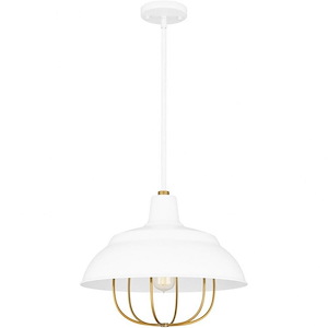 Darmody - 1 Light Pendant In Farmhouse Style-14.75 Inches Tall and 17 Inches Wide