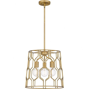 Rellie - 3 Light Pendant In Modern Style-16 Inches Tall and 16 Inches Wide
