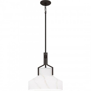 2 Light Pendant In Modern Style-16 Inches Tall and 14.75 Inches Wide