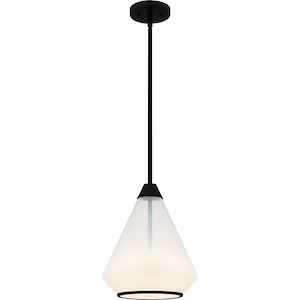 Haze - 1 Light Mini Pendant-13.25 Inch Tall and 10.5 Inch Wide