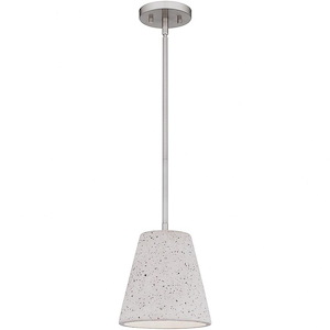 Hazel - 1 Light Mini Pendant In Transitional Style-9 Inches Tall and 8 Inches Wide