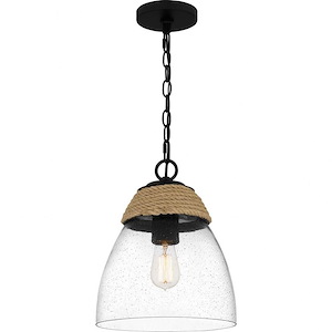 Kingstide - 1 Light Mini Pendant In Transitional Style-12.75 Inches Tall and 10.75 Inches Wide