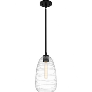 1 Light Mini Pendant-14.75 Inches Tall and 8 Inches Wide