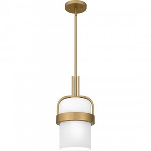 1 Light Mini Pendant In Modern Style-15.25 Inches Tall and 8 Inches Wide