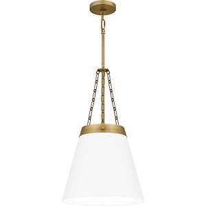 1 Light Mini Pendant In Industrial Style-24.25 Inches Tall and 13.75 Inches Wide