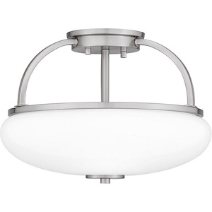 Easton - 3 Light Semi-Flush Mount In Traditional Style-9.5 Inches Tall and 13.25 Inches Wide