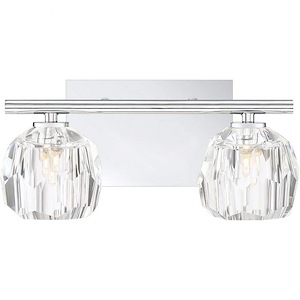 Regalia 2 Light Transitional Bath Vanity Approved for Damp Locations - 6 Inches high
