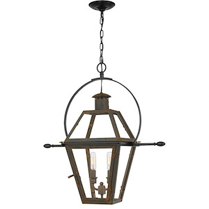 Rue De Royal - 2 Light Pendant In Traditional Style-23.5 Inches Tall and 21.25 Inches Wide