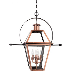 Rue De Royal - 4 Light Pendant In Traditional Style-29.5 Inches Tall and 27.5 Inches Wide