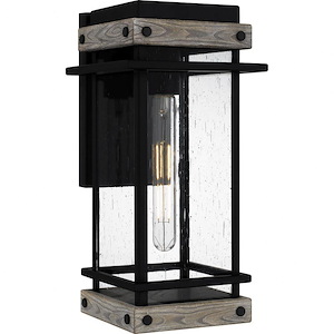 Strader - 1 Light Outdoor Wall Lantern In Farmhouse Style-15.5 Inches Tall and 7.5 Inches Wide