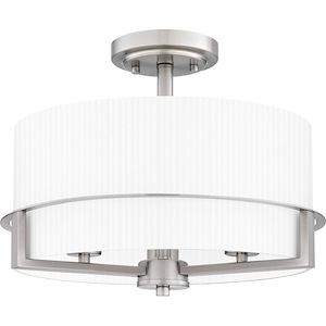 Seymour - 3 Light Semi-Flush Mount-12 Inches Tall and 15 Inches Wide