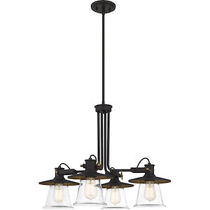 Sumter - 4 Light Chandelier in Transitional style - 26 Inches wide by 20.25 Inches high - 1025779