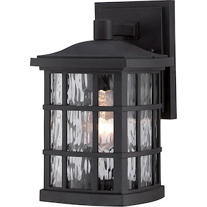 Stonington - 1 Light Outdoor Wall Mount - 10.5 Inches high made with Coastal Armour