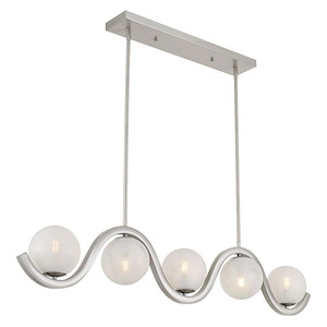 Spherical - 15W 5 LED Island-9.25 Inch Tall and 49 Inch Wide - 1394028