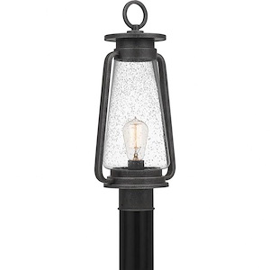 Sutton - 1 Light Outdoor Post Lantern - 19.25 Inches high