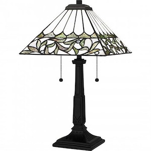 Galahad - 2 Light Table Lamp In Traditional Style-23 Inches Tall and 14 Inches Wide
