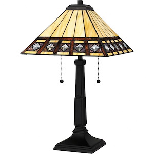 Chardonnay - 2 Light Table Lamp In Traditional Style-23 Inches Tall and 14 Inches Wide