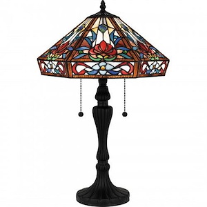 Brenner - 2 Light Table Lamp In Traditional Style-24.25 Inches Tall and 17 Inches Wide