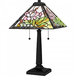 Herron - 2 Light Table Lamp In Traditional Style-23 Inches Tall and 14 Inches Wide
