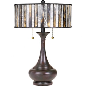 Tiffany - 2 Light Table Lamp - 21.5 Inches high