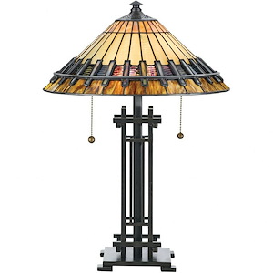 Tiffany - 2 Light Table Lamp