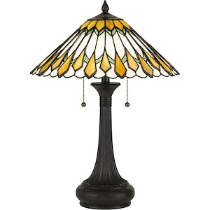Maddow - 2 Light Table Lamp - 25 Inches high