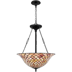 Ursa - 3 Light Pendant In Traditional Style-26.5 Inches Tall and 20 Inches Wide - 1096102