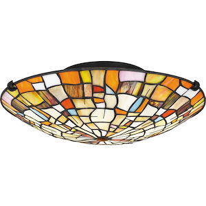 Stinson - 2 Light Flush Mount In Traditional Style-5.25 Inches Tall and 16.5 Inches Wide - 1118991