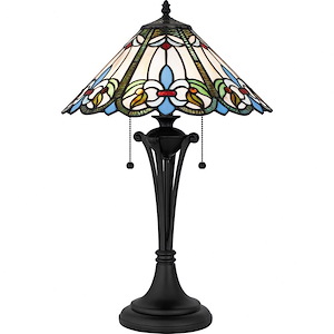 Giles - 2 Light Table Lamp-25 Inch Tall and 16 Inch Wide