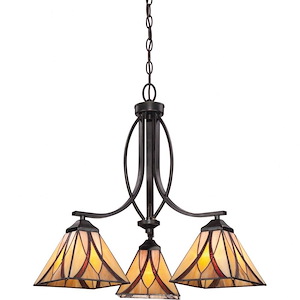 Asheville - 3 Light Large Pendant - 22.25 Inches high